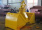 Construction Equipments Excavator Clamshell Hydraulic Grab Bucket Customized Color nhà cung cấp
